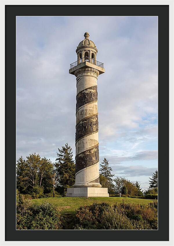 Astoria Column Rising Above Nature