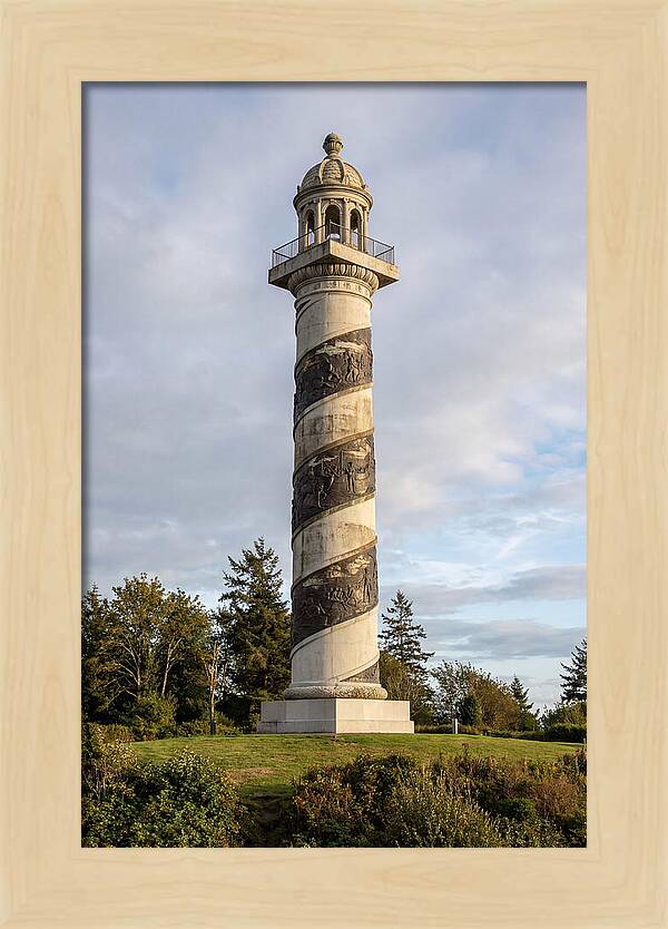 Astoria Column Rising Above Nature