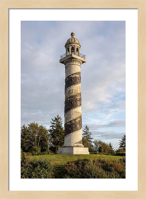 Astoria Column Rising Above Nature