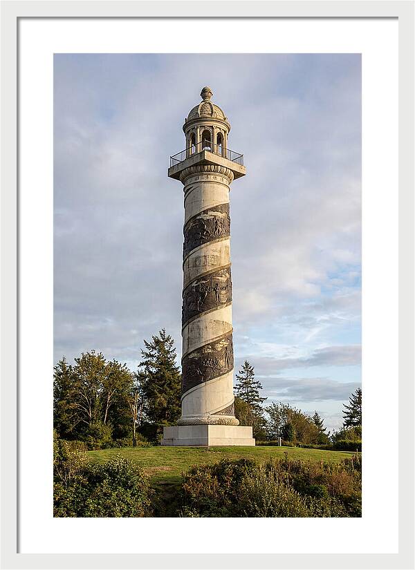 Astoria Column Rising Above Nature
