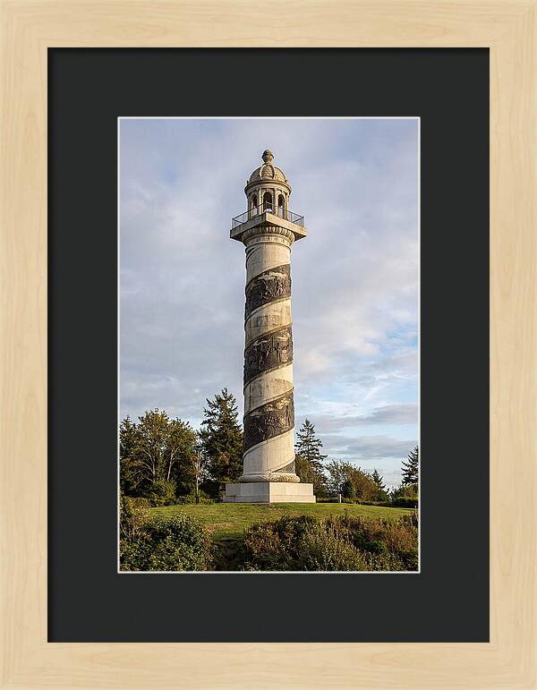 Astoria Column Rising Above Nature