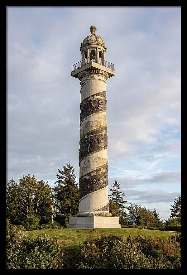 Astoria Column Rising Above Nature