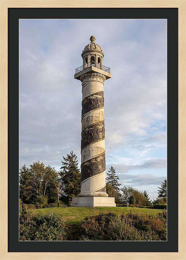 Astoria Column Rising Above Nature