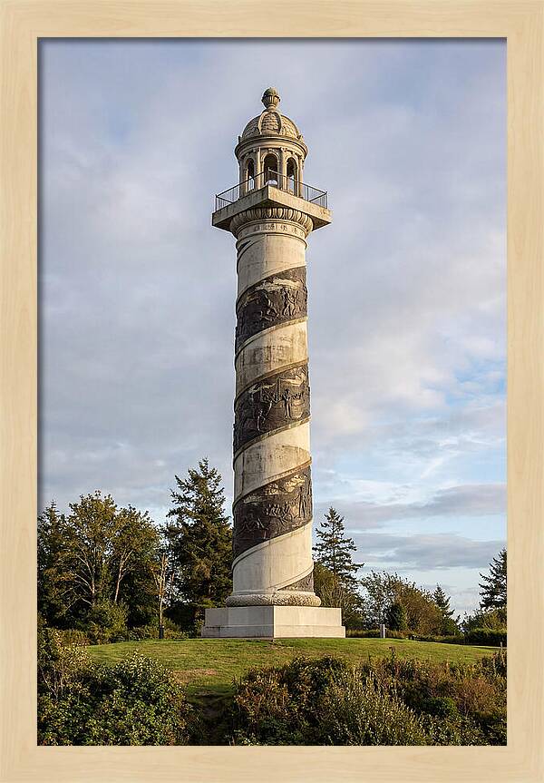 Astoria Column Rising Above Nature