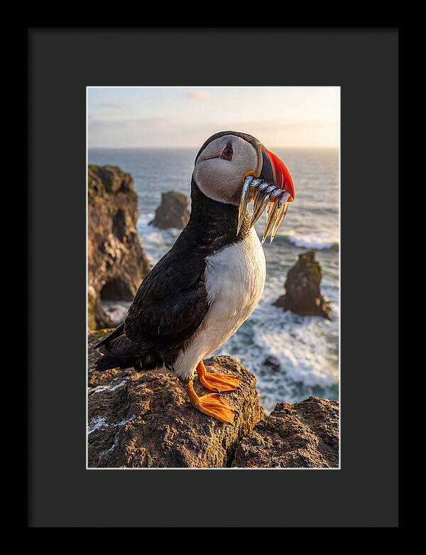 Atlantic Puffin With Fish