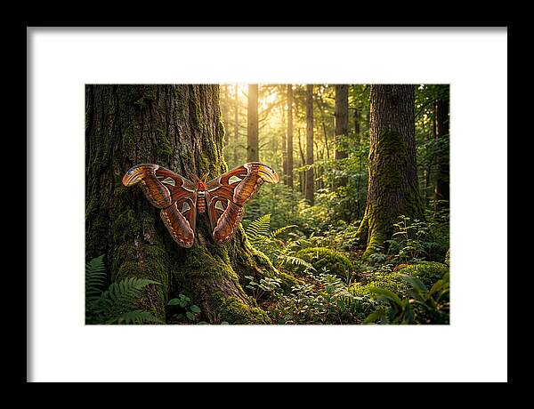Atlas Moth Among Ancient Trees