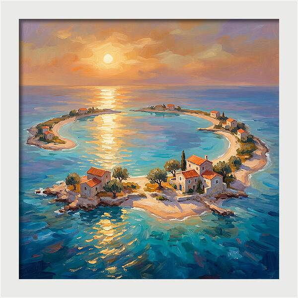 Atoll Landscape Serenity
