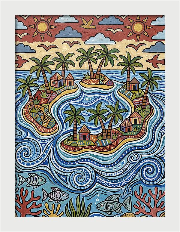 Atoll Paradise Landscape