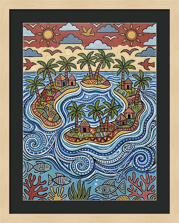 Atoll Paradise Landscape