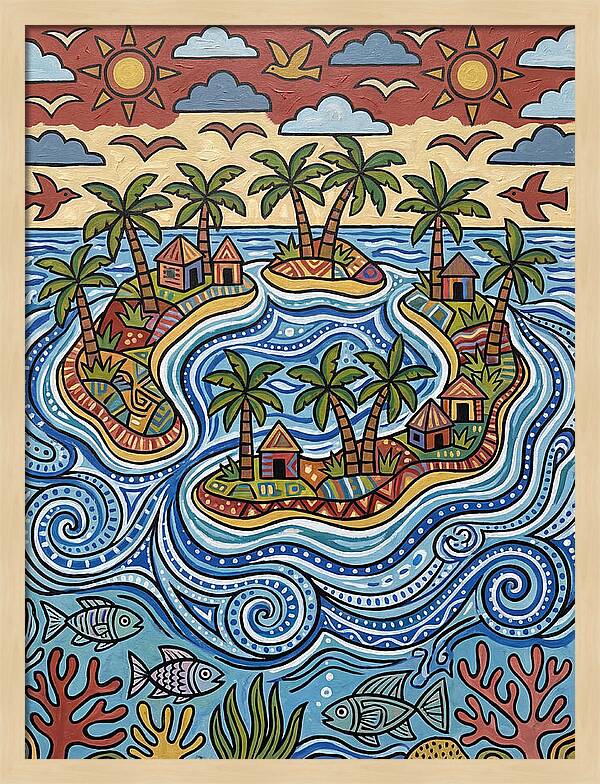 Atoll Paradise Landscape