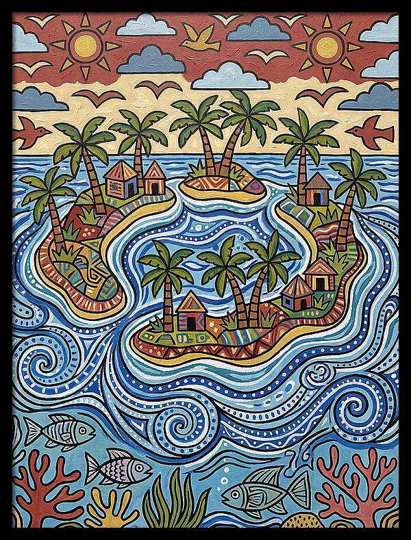 Atoll Paradise Landscape