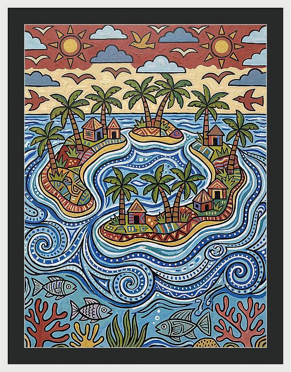 Atoll Paradise Landscape