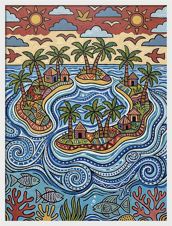 Atoll Paradise Landscape