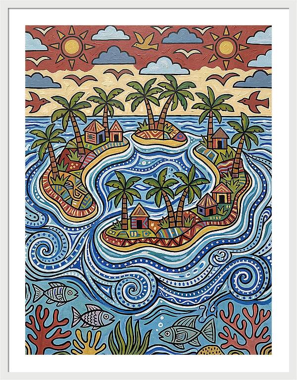 Atoll Paradise Landscape