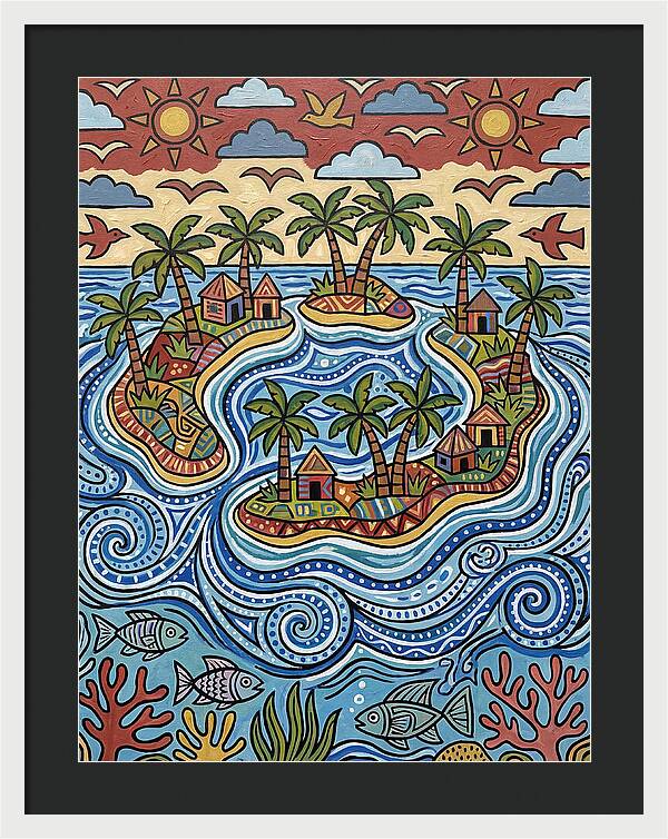 Atoll Paradise Landscape