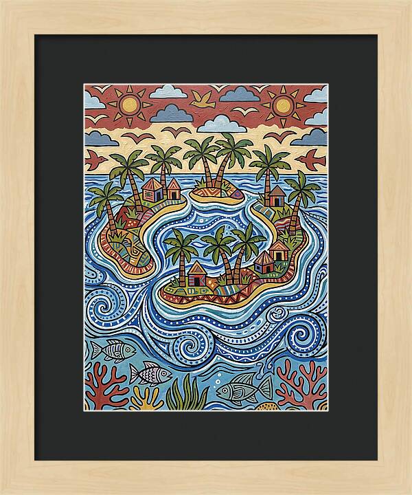 Atoll Paradise Landscape