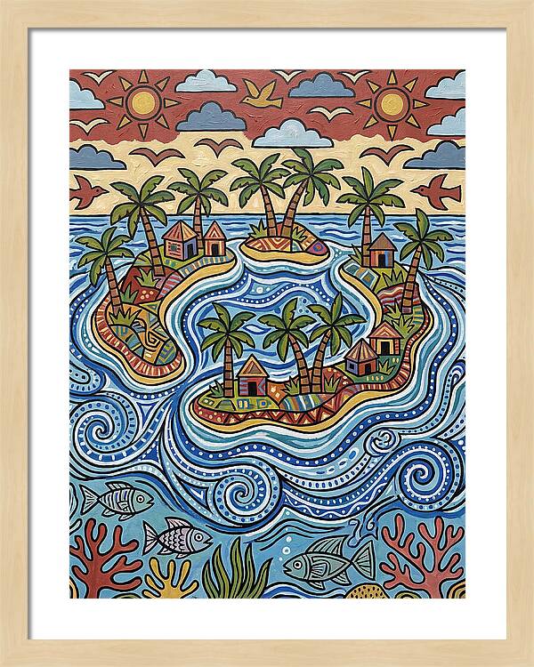 Atoll Paradise Landscape
