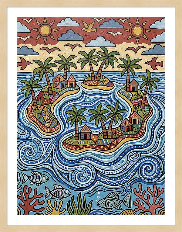 Atoll Paradise Landscape