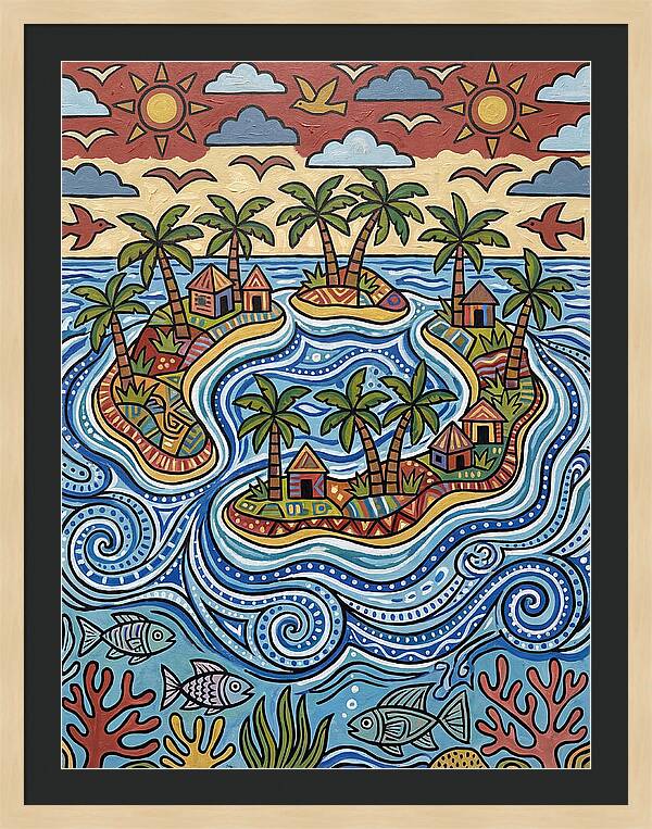 Atoll Paradise Landscape