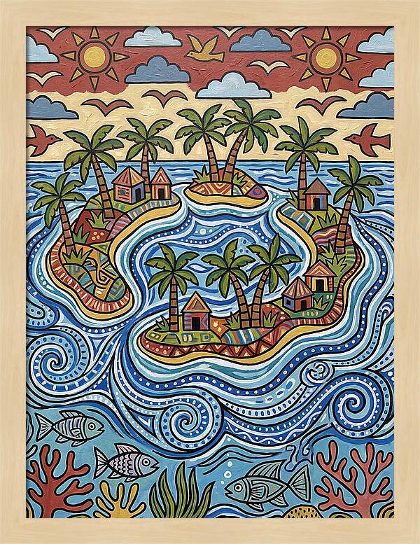 Atoll Paradise Landscape