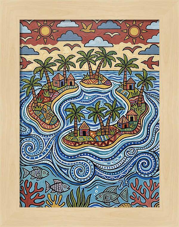 Atoll Paradise Landscape
