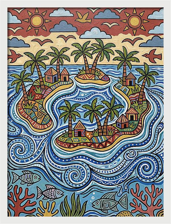 Atoll Paradise Landscape