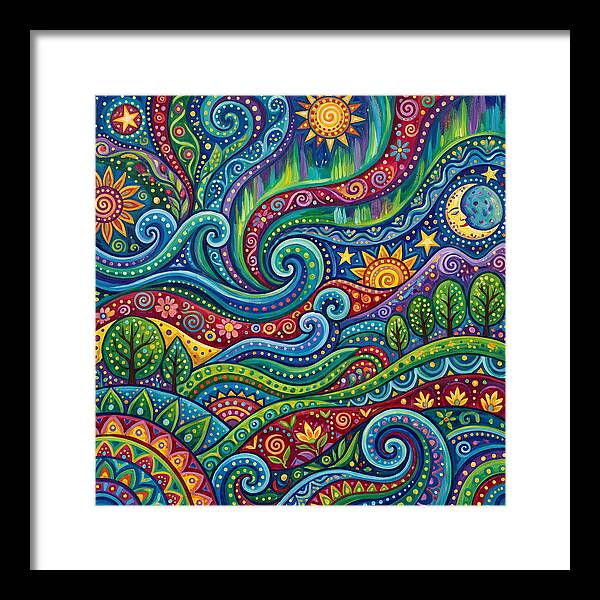 Aurora Abstract Folk