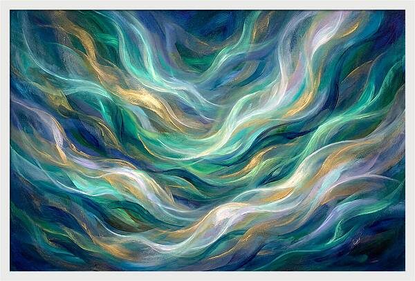 Aurora Abstract Waves