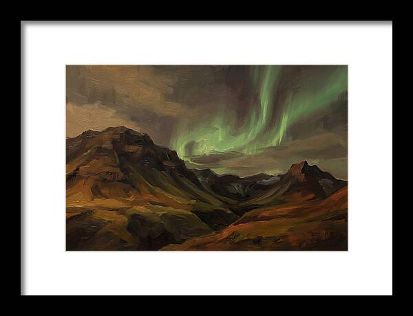 Aurora Australis Over Southern Andes