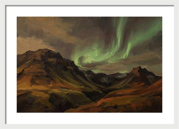 Aurora Australis Over Southern Andes