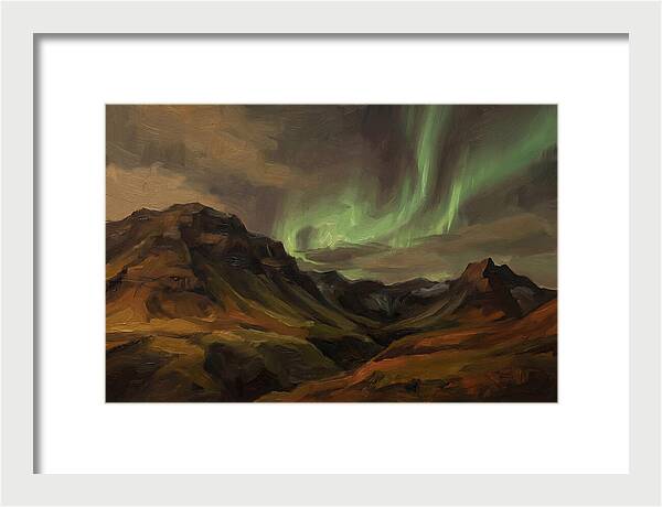 Aurora Australis Over Southern Andes