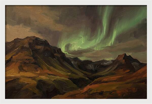 Aurora Australis Over Southern Andes