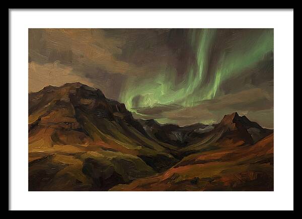 Aurora Australis Over Southern Andes