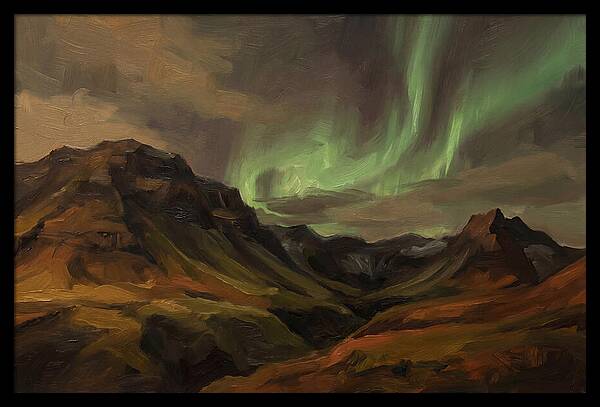 Aurora Australis Over Southern Andes