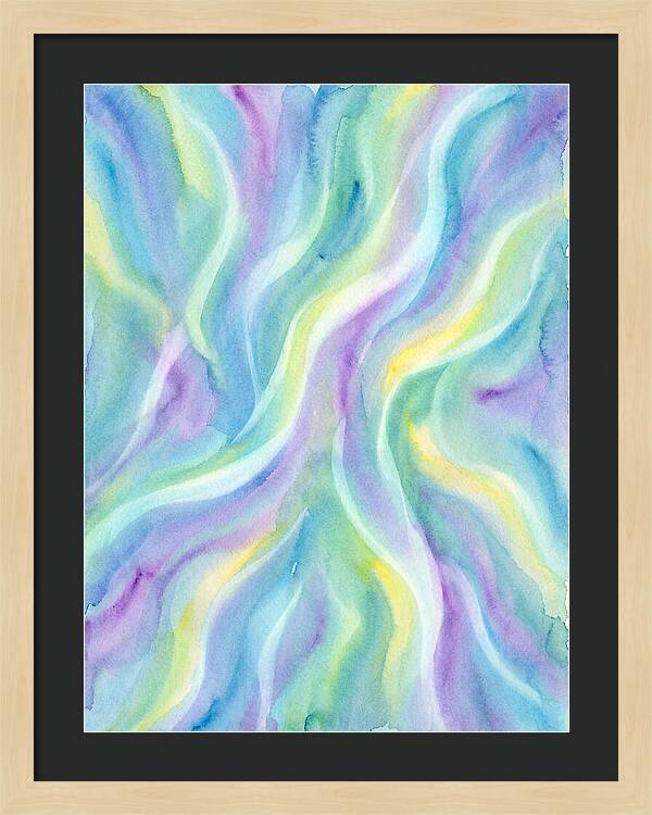 Aurora Dreamscape Watercolor