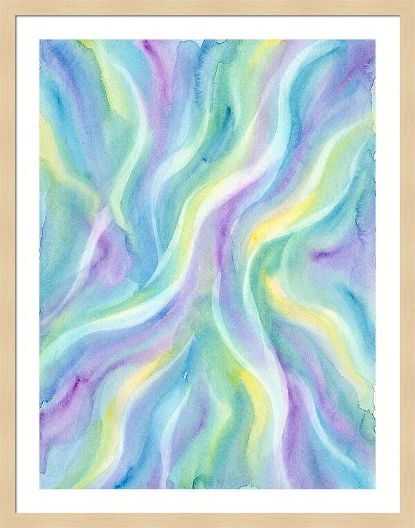 Aurora Dreamscape Watercolor