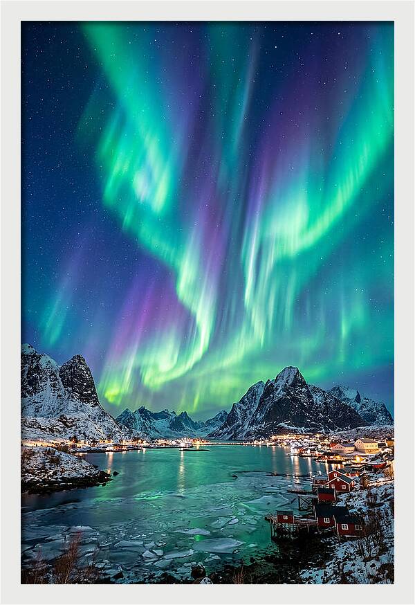 Aurora Over Lofoten Islands