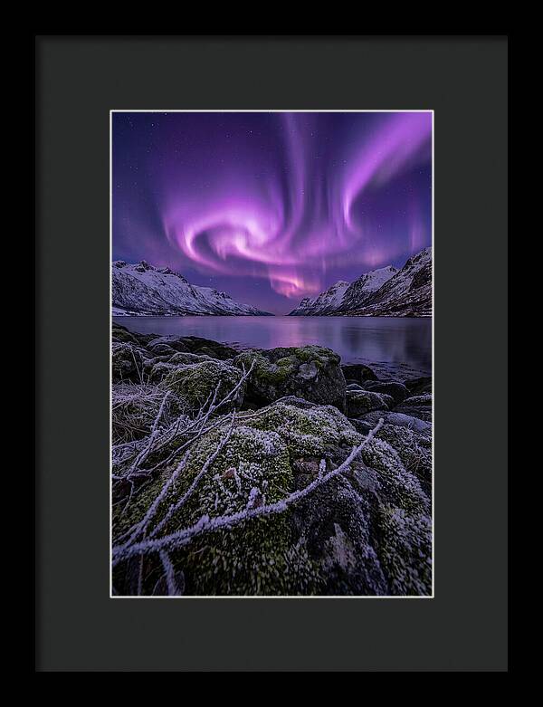 Aurora Over Norwegian Fjord