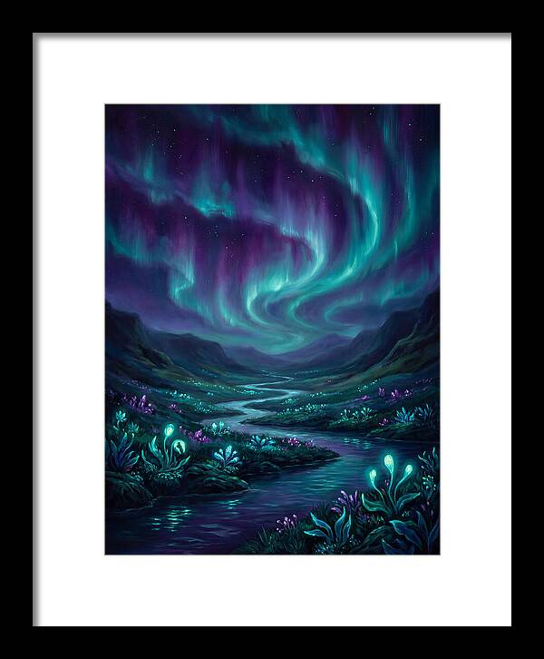 Aurora Over Serene Valley