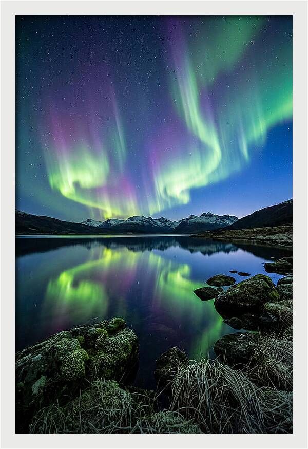 Aurora Over Tranquil Waters