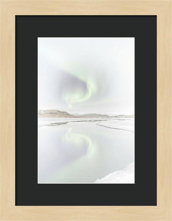 Aurora Reflected In Glassy Calm