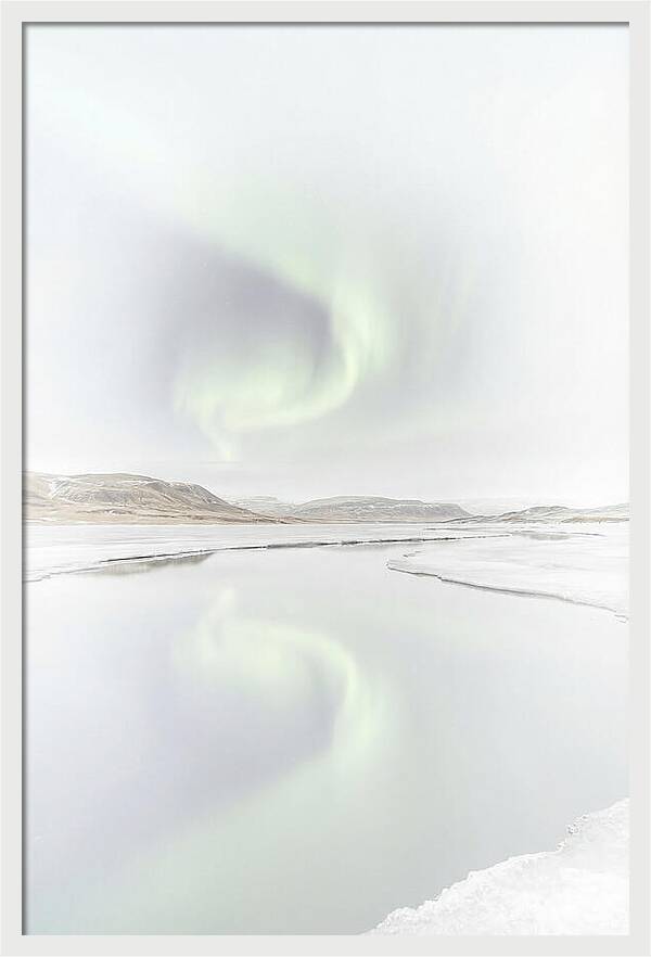 Aurora Reflected In Glassy Calm