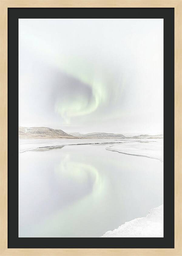 Aurora Reflected In Glassy Calm