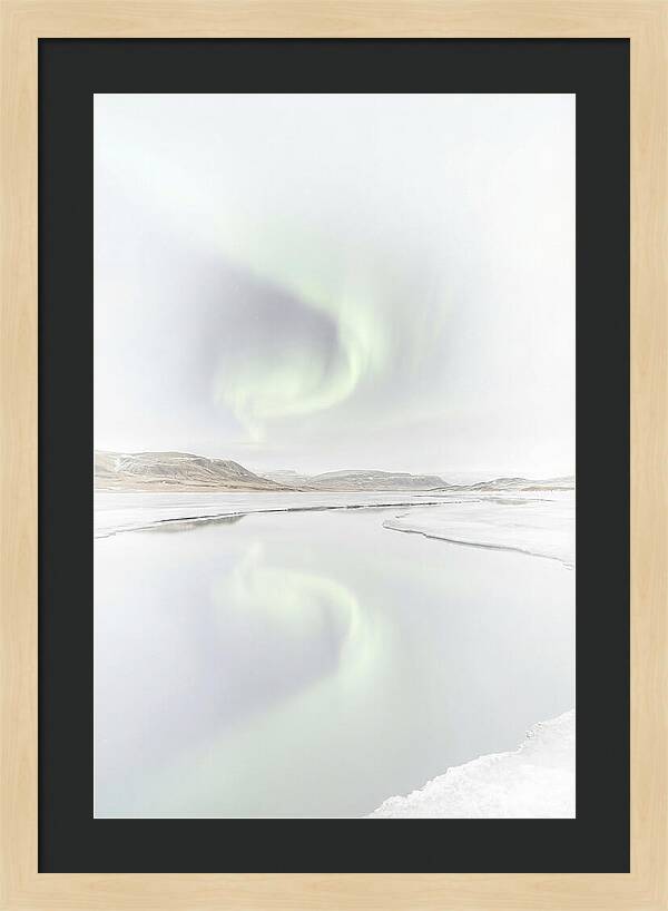 Aurora Reflected In Glassy Calm