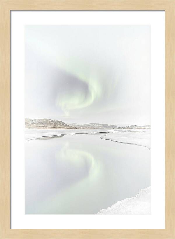 Aurora Reflected In Glassy Calm