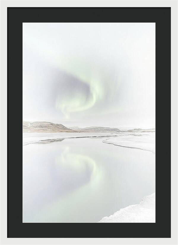 Aurora Reflected In Glassy Calm