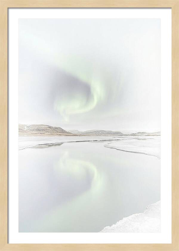 Aurora Reflected In Glassy Calm