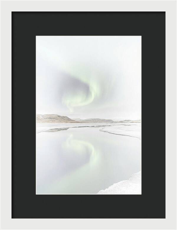 Aurora Reflected In Glassy Calm