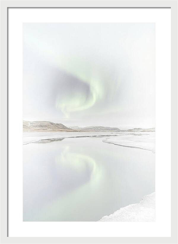 Aurora Reflected In Glassy Calm