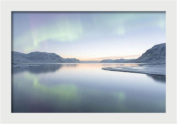 Aurora Reflected In Still Waters